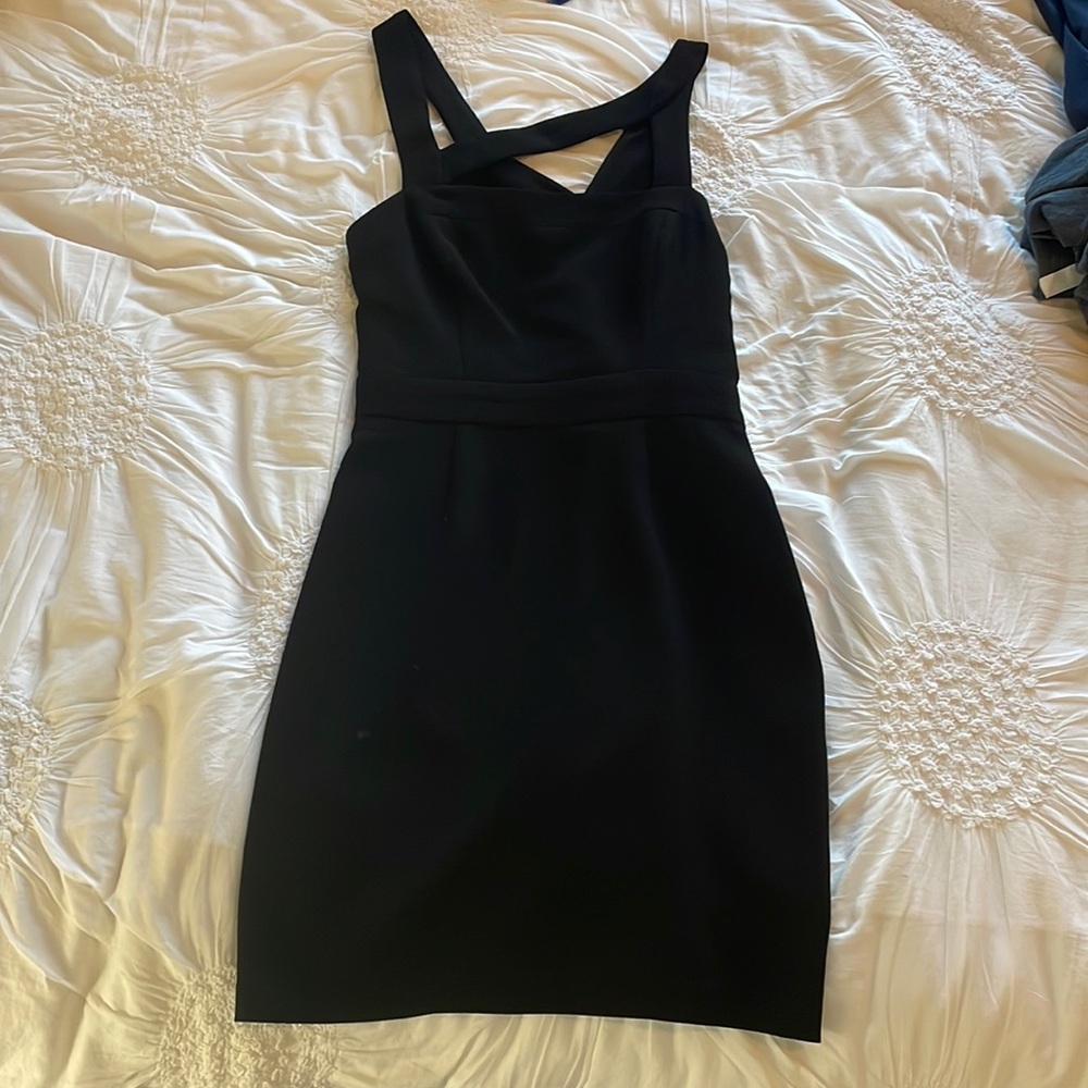 BCBG black mini dress